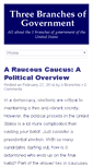 Mobile Screenshot of 3branchesofgovernment.com